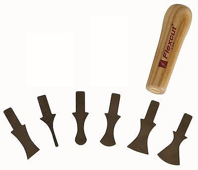 Flexcut 7pc Profile Scraper Set for carving and moulding clean ups – Long  Island Wood Working Supply