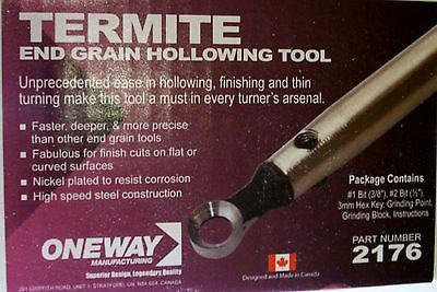 Wood Turning Oneway Termite End Gain Hollowing Tool