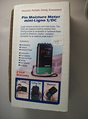 Moisture Meter Lignomat SD/C with built in pins and connector