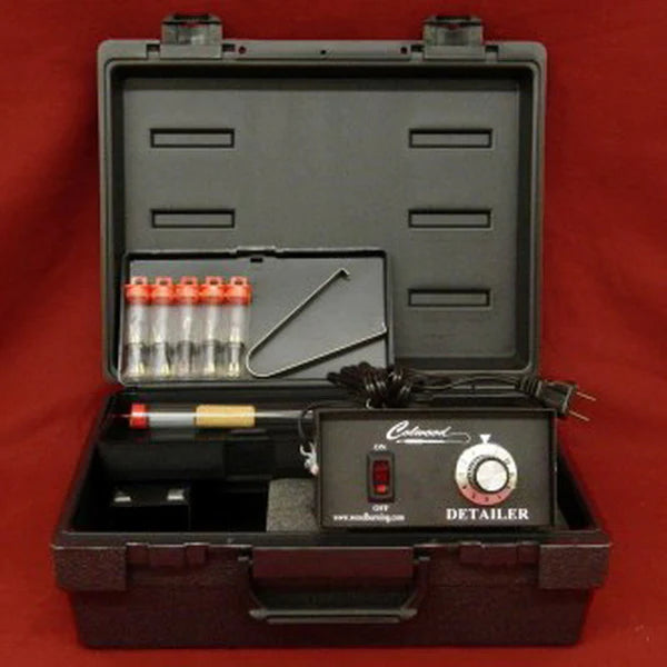 Colwood Detailer Deluxe Woodburning Kit w 9 Replaceable Tips +