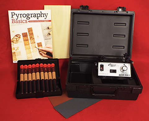 Colwood Super Pro Deluxe Woodburning Kit w/ Fixed Tip Handpieces DKSF (Case not included)