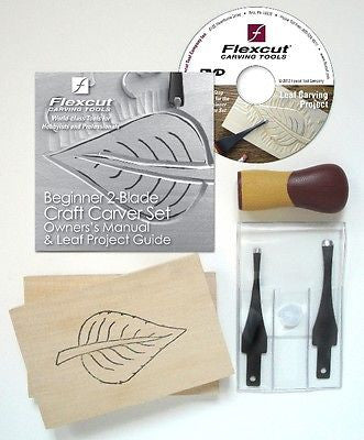 Flexcut SK111 Beginner 2 bladeCraft Carver Set