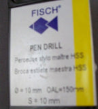 Fisch Penturning Drill Bits 10mm M2HSS