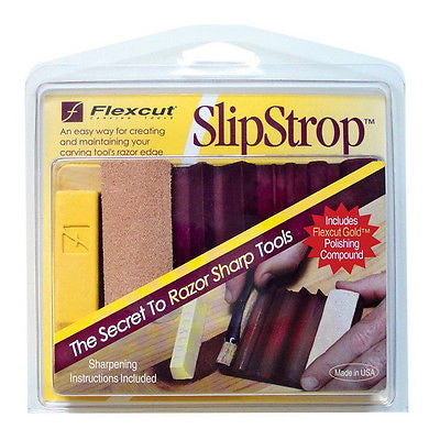 Flexcut Slip Strop Sharpening Hone for carving knives PW12