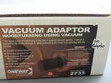 Woodturning, Oneway Vacuum Adaptor #2733, includes Taper-Lok adaptor