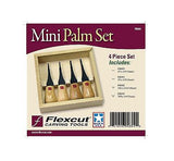 Flexcut Mini Palm Tool Set FR604, 4 piece
