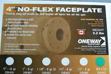 Woodturning 4" carbon Steel Oneway faceplate w/ m33x3.5tpi