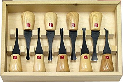 Flexcut KN100 4pc Knife Set with Tool Roll – Long Island Wood Working Supply