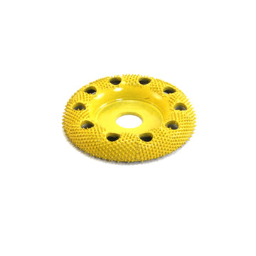 Saburrtooth 2" Donut Wheel w/holes Fine (yellow)